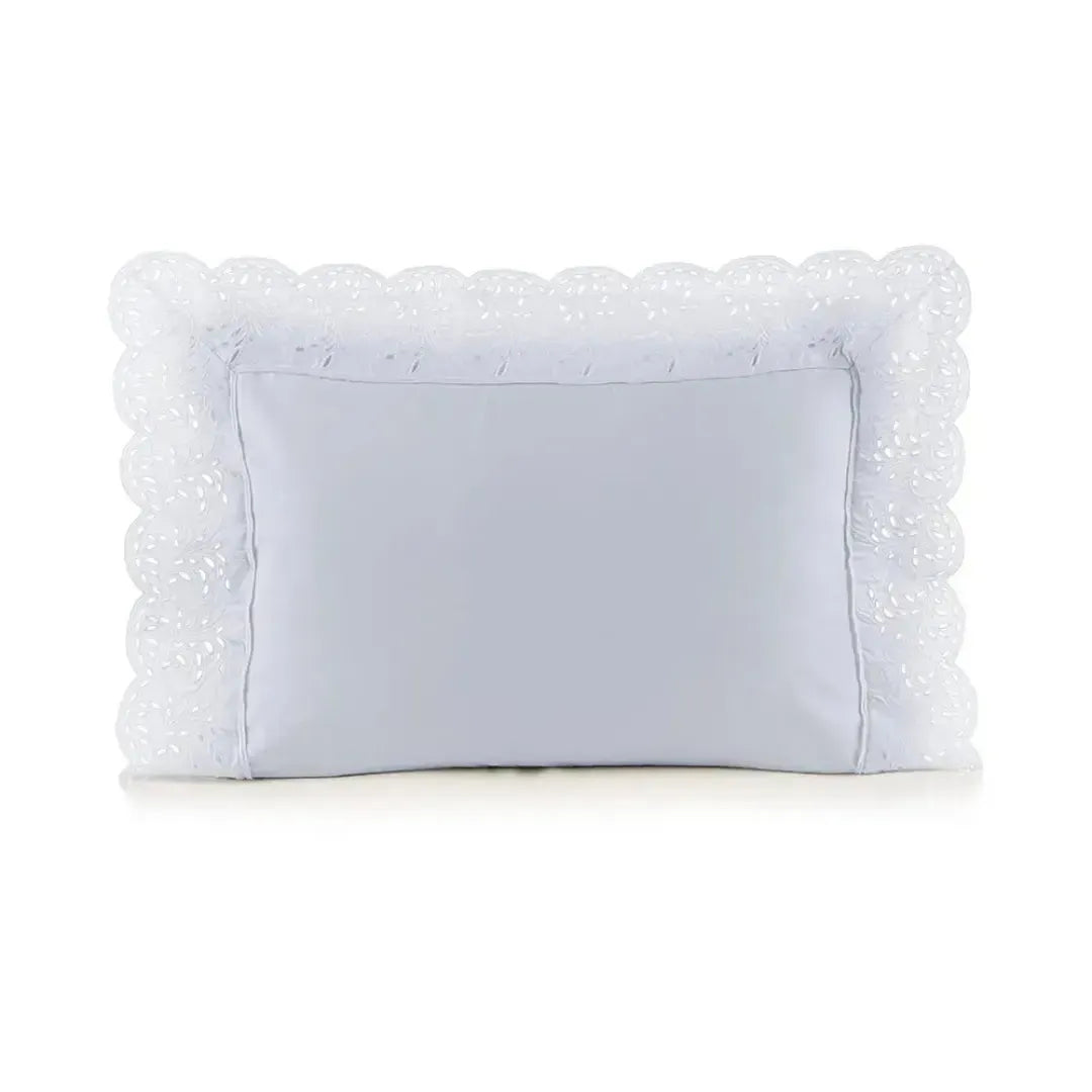 Fronha Bargello 300 Fios Cetim 100% Algodão Egípcio Branco 50x70cm Trussardi
