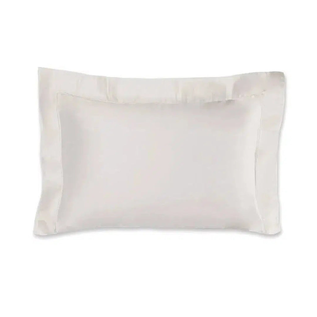 Fronha Dominicani 600 Fios Cetim 100% Algodão Egípcio Branco 50x70cm Trussardi
