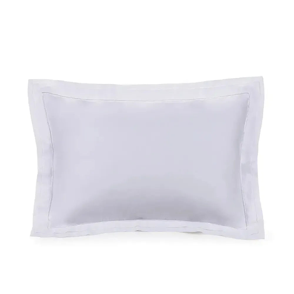 Fronha Doppio 300 Fios Cetim 100% Algodão Egípcio Branco 50x70cm Trussardi
