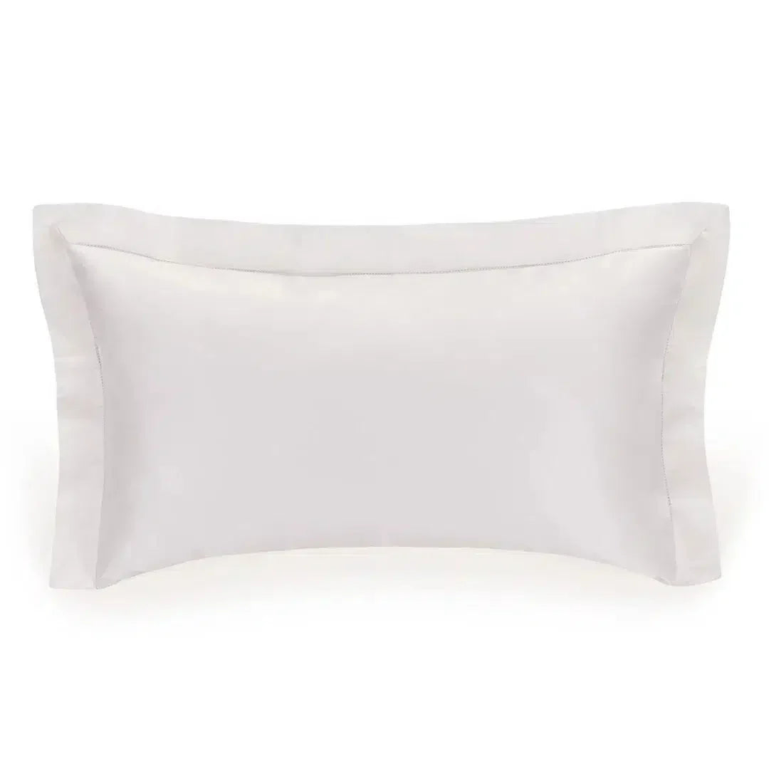 Fronha Firmiano 1000 Fios Cetim 100% Algodão Egípcio Branco 50x70cm Trussardi