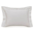 Fronha Vercelli 300 Fios Cetim 100% Algodão Egípcio Branca 50x70cm Trussardi
