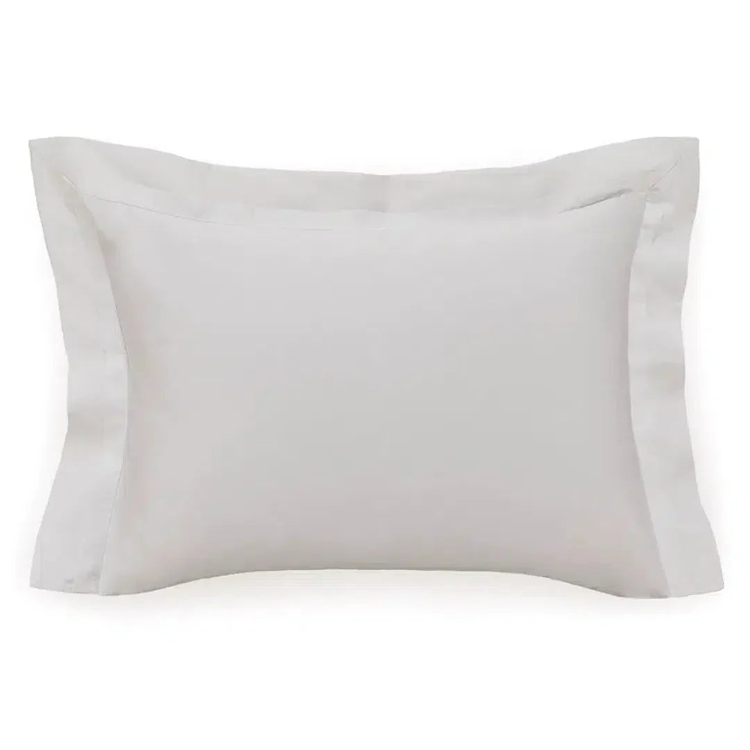 Fronha Vercelli 300 Fios Cetim 100% Algodão Egípcio Branca 50x70cm Trussardi