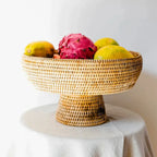 Fruteira em Rattan Bahali 30x17cm