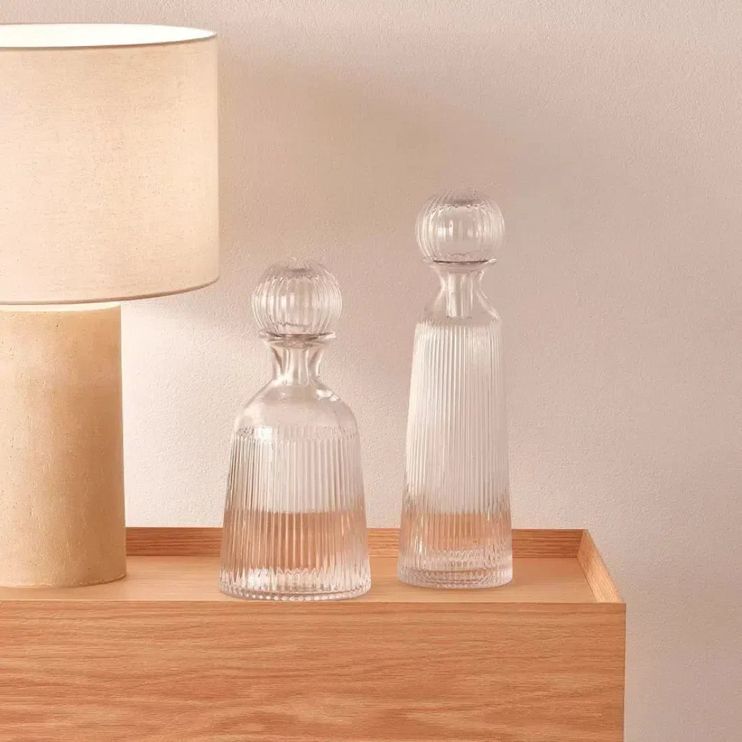 Garrafa Decorativa em Vidro 27,5x13cm Mart