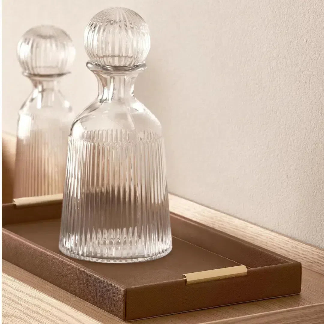 Garrafa Decorativa em Vidro 27,5x13cm Mart