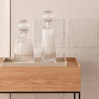 Garrafa Decorativa em Vidro 34x10cm Mart