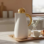 Garrafa Térmica Ayla Nude/Dourada 950ml Tuut