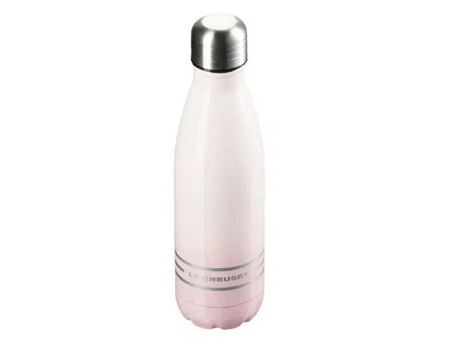 Garrafa de Hidratação Aço Inox Shell Pink 500ml Le Creuset