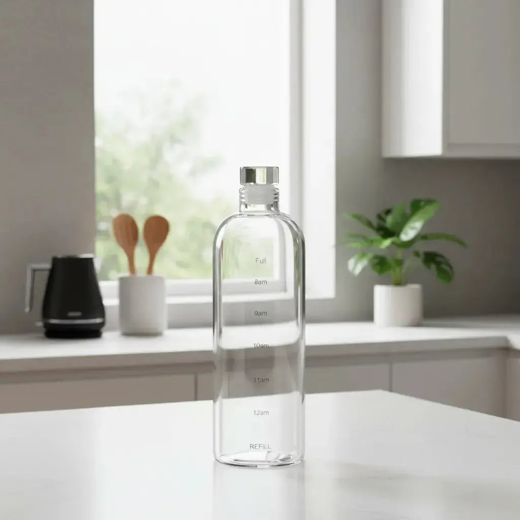 Garrafa de Vidro com tampa Home&Co 1L