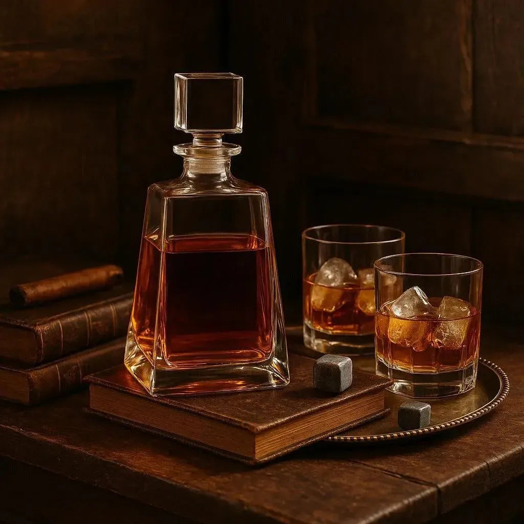 Garrafa de Whisky Vidro Liso Transparente Vibrance 700ml