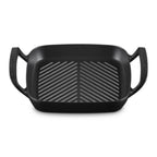 Grelha Quadrada com Alças Alpine Matte Black 26cm Le Creuset