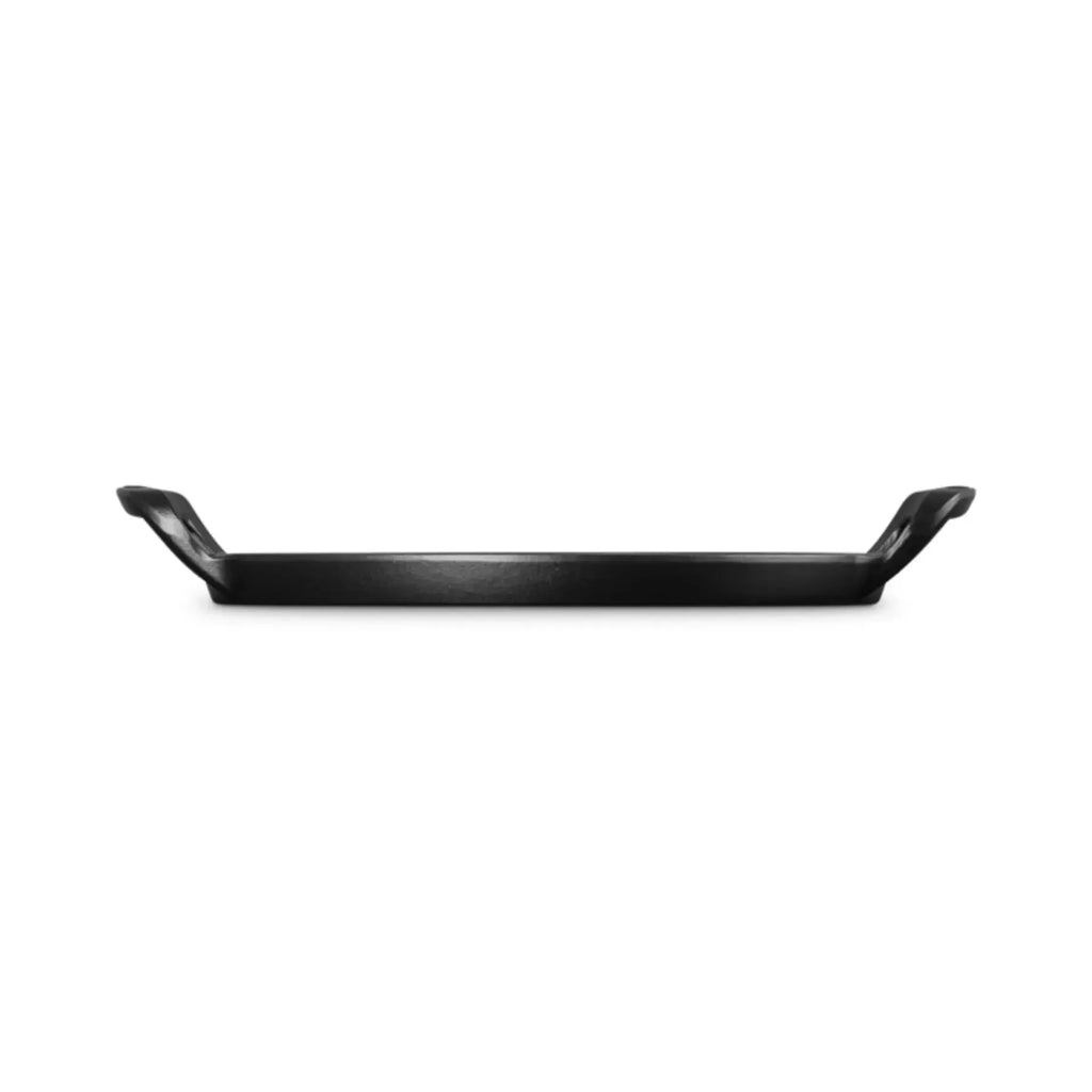 Grelha Redonda para Pizza com Alças Alpine Matte Black 35cm Le Creuset
