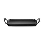 Grelha Retangular com Alças Alpine Matte Black 40cm Le Creuset