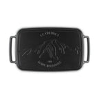 Grelha Retangular com Alças Alpine Matte Black 40cm Le Creuset