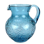 Jarra Acrílico Detalhes Bolhas Pequena  Azul 1L