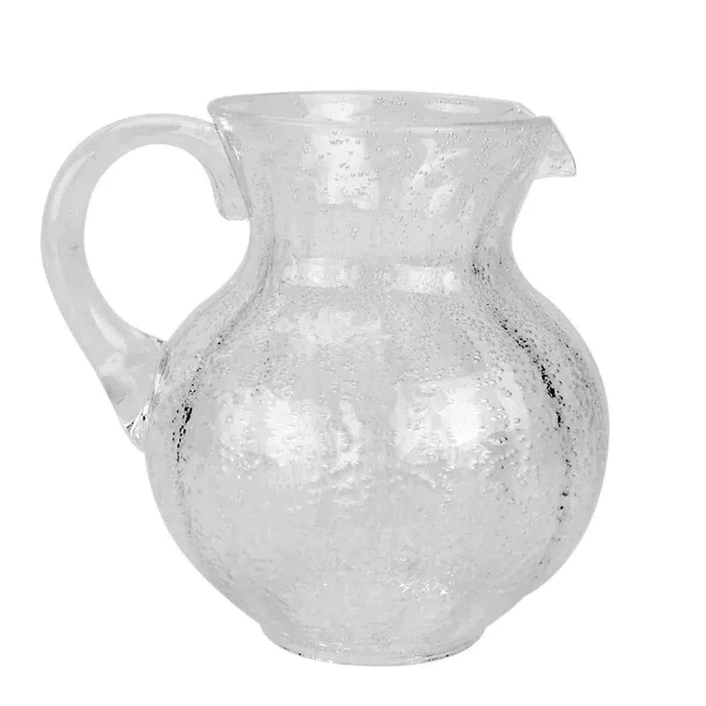 Jarra Acrílico Detalhes Bolhas Transparente 3,3L