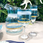 Jarra Acrílico Detalhes Degradê Azul 2,8L