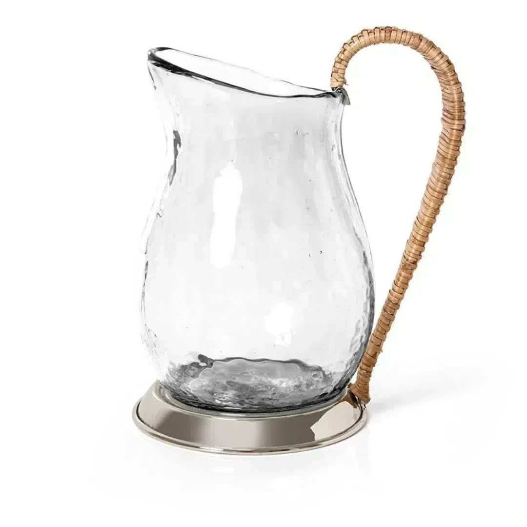 Jarra Vidro com Alça Rattan 6L