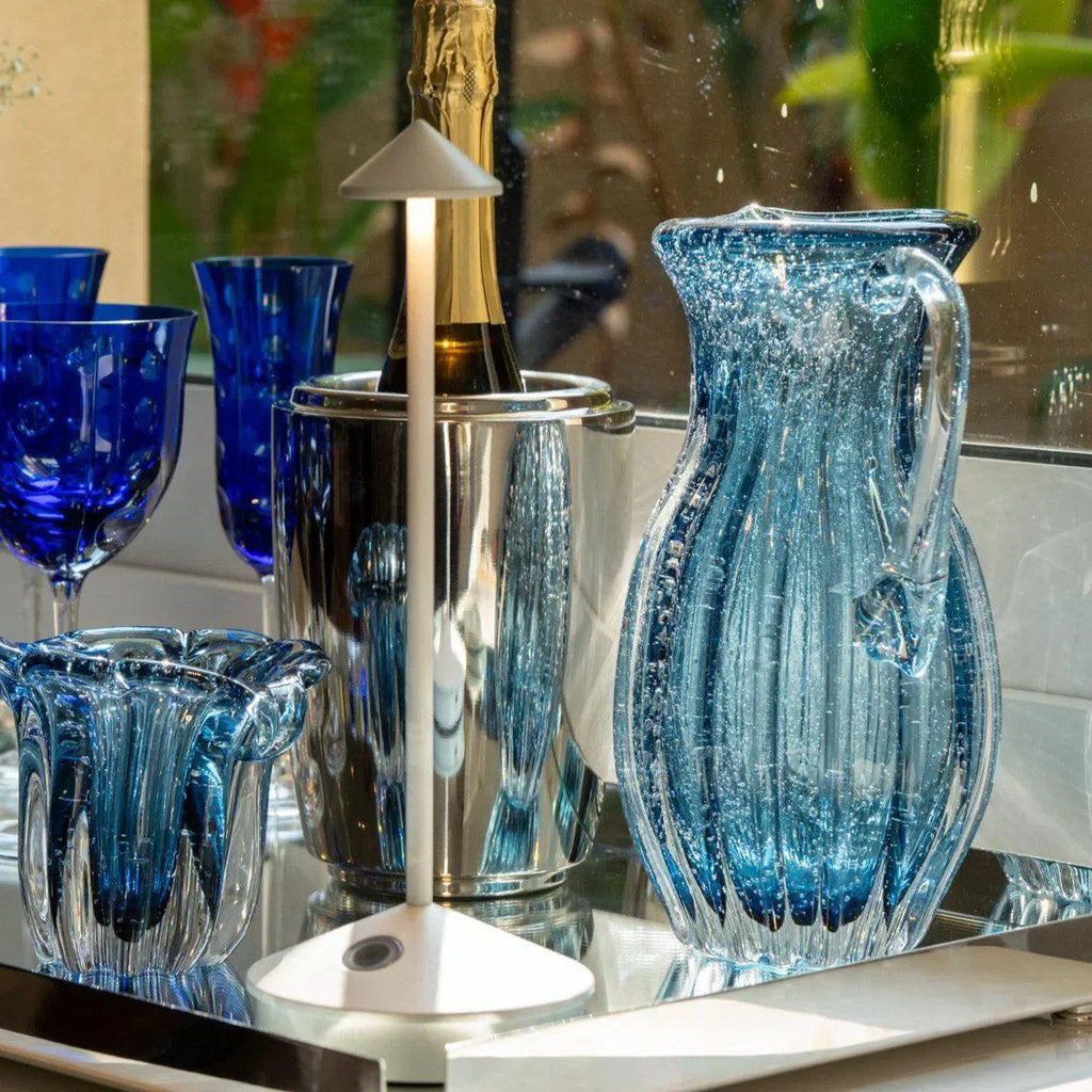 Jarra de Vidro Italy Murano Azul 800ml
