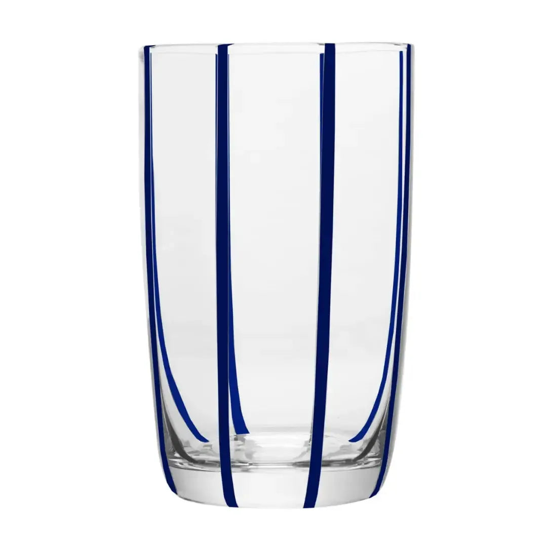 Jogo 2 Copos Altos Vidro Azura 450ml Azul Wolff