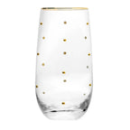 Jogo 2 Copos Altos Vidro Dots 300ml