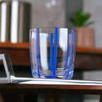 Jogo 2 Copos Baixos Vidro Azura 300ml Azul Wolff