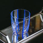 Jogo 2 Copos Baixos Vidro Azura 300ml Azul Wolff
