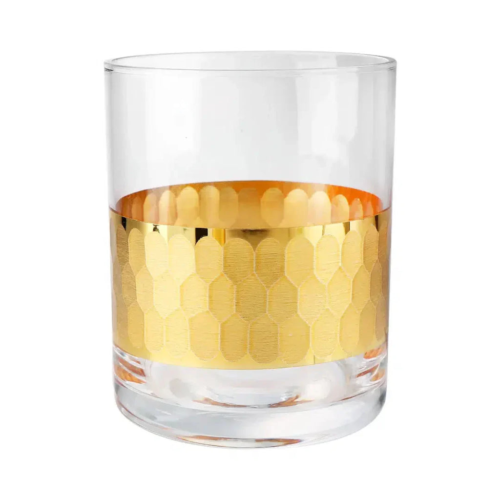 Jogo 2 Copos em Vidro Alveare d'Oro 410ml Fracalanza