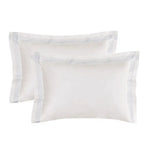Jogo 2 Fronhas Bertoni 200 Fios Percal 100% Algodão Branco 50x70cm Trussardi