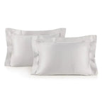 Jogo 2 Fronhas Girelli 300 Fios 100% Bambu Branco 50x70cm Trussardi
