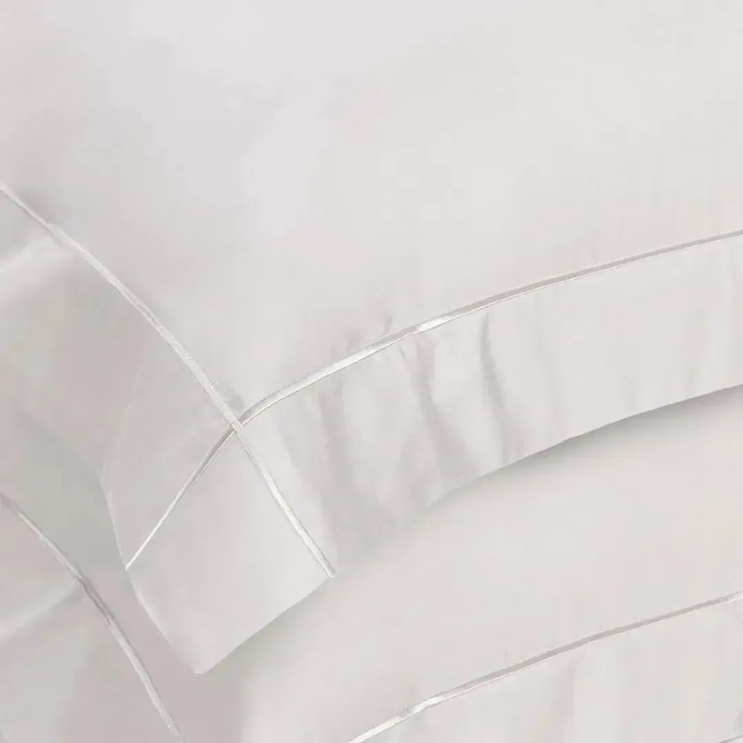 Jogo 2 Fronhas Girelli 300 Fios 100% Bambu Branco 50x70cm Trussardi