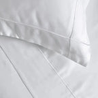 Jogo 2 Fronhas Girelli 300 Fios 100% Bambu Branco 50x70cm Trussardi