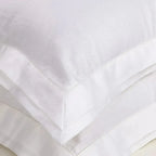 Jogo 2 Fronhas Vasari 100% Linho Branco 50x70cm Trussardi