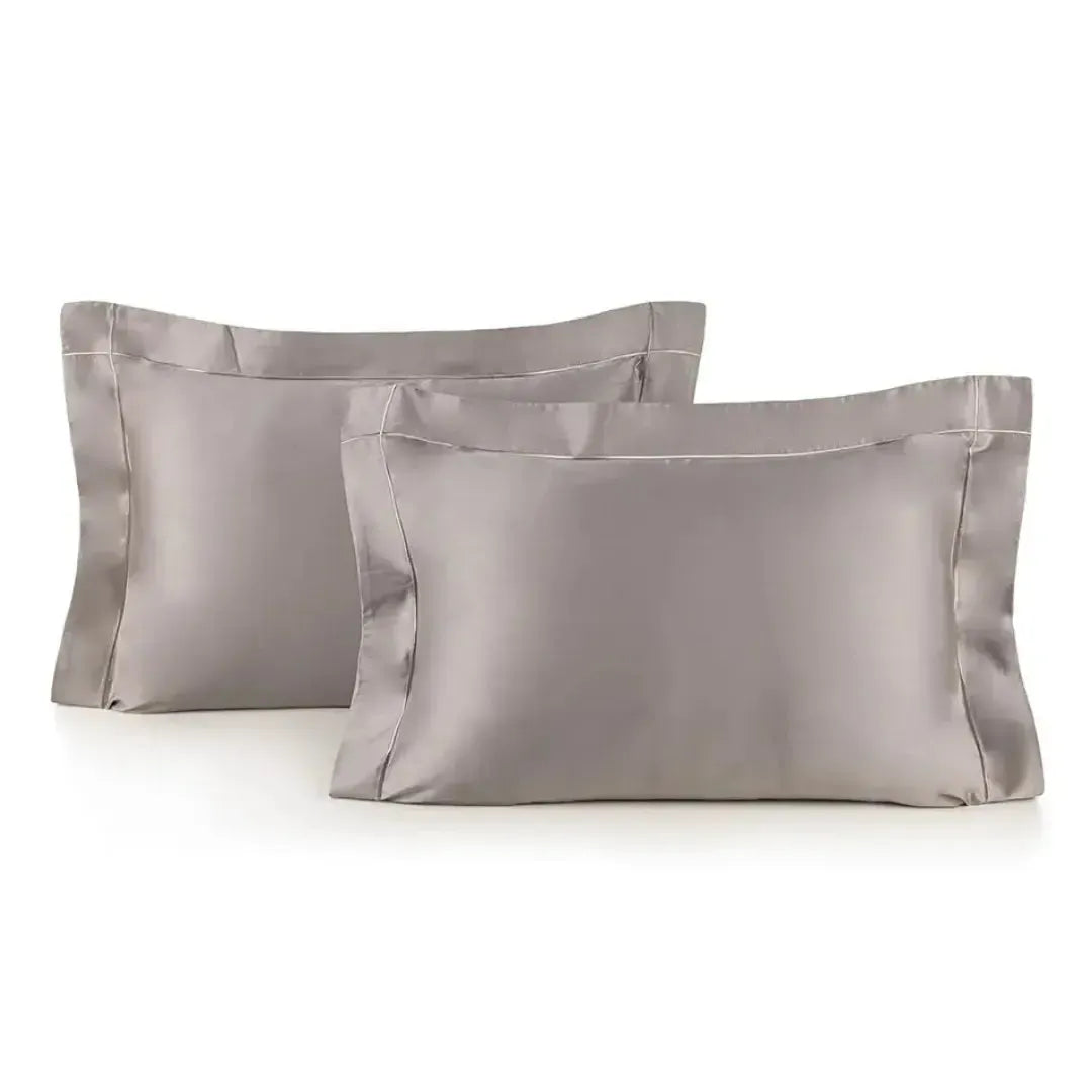 Jogo 2 Super Fronhas Girelli 300 Fios 100% Bambu Marmo 50x90cm Trussardi