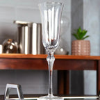 Jogo 2 Taças Champagne Vidro Lily 250ml Transparente Wolff