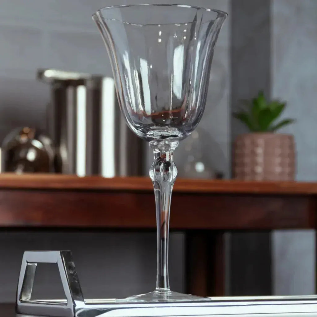 Jogo 2 Taças Champagne Vidro Lily 250ml Transparente Wolff