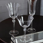 Jogo 2 Taças Vinho Vidro Lily 300ml Transparente Wolff