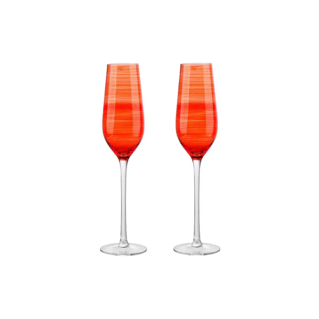 Jogo 2 Taças para Champagne em Vidro Joy 250ml Fracalanza