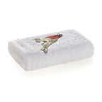 Jogo 2 Toalhas Lavabo Arancia Branco Trussardi