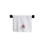 Jogo 2 Toalhas Lavabo Le Iris Bordado Branco Trussardi