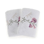 Jogo 2 Toalhas Lavabo Petunia Branco Trussardi