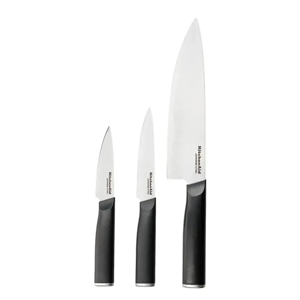 Jogo 3 Facas em Aço Japonês com Capa Protetora KitchenAid