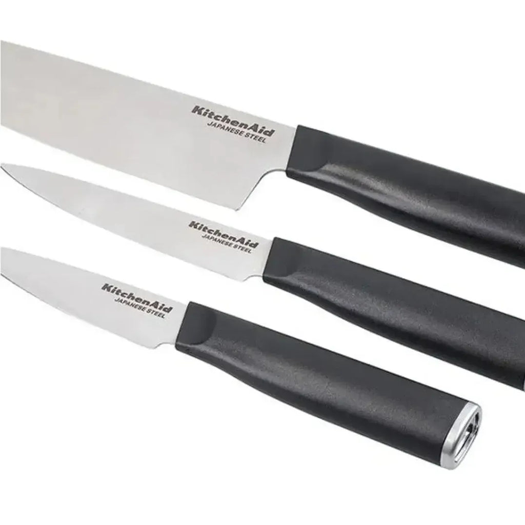 Jogo 3 Facas em Aço Japonês com Capa Protetora KitchenAid