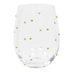 Jogo 4 Copos Baixos Vidro Dots 550ml