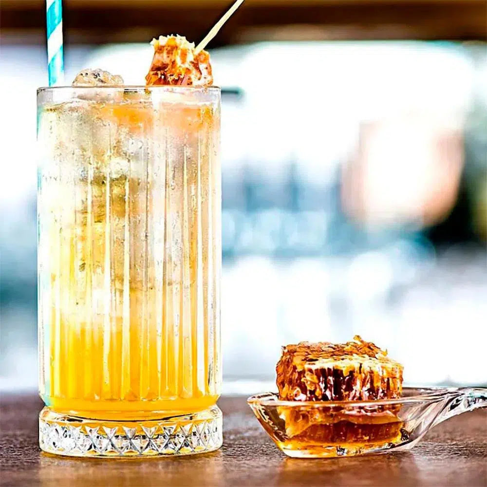 Jogo 4 Copos Long Drink em Vidro Elysia 445ml Pasabahçe