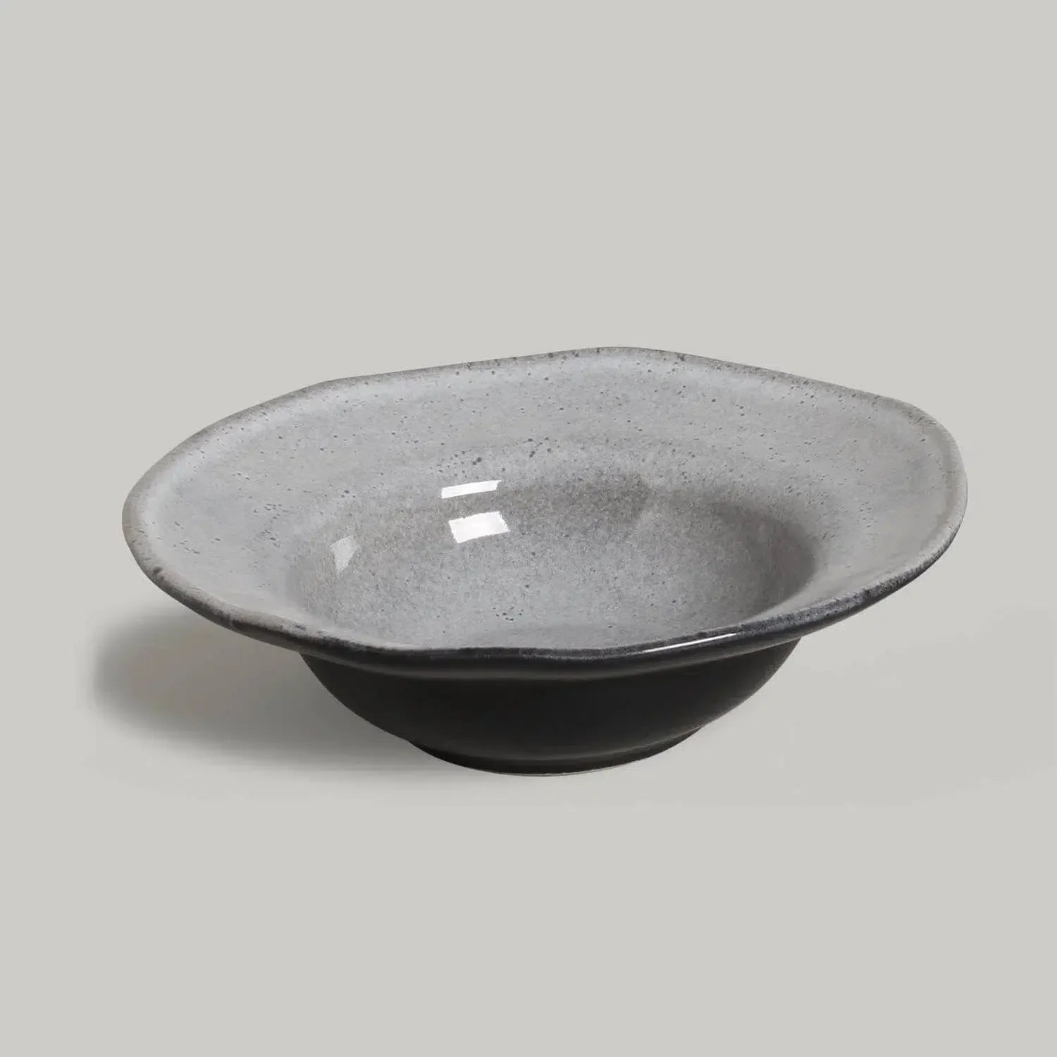 Jogo 4 Mini Pratos Chapéu Orgânico Concreto/Dust 250ml 19x5,5cm Porto Brasil