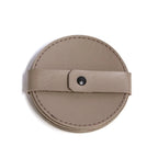 Jogo 4 Porta Copos Redondo Couro Vegano Montana Fendi