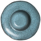Jogo 4 Pratos Chapéu Stoneware Orgânico Petroleum/Night Sky 450ml 28x6,5cm Porto Brasil