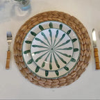 Jogo 4 Pratos Rasos Cerâmica Piuma 27cm Scalla