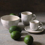 Jogo 6 Bowls Stoneware Orgânico Latte 558ml Porto Brasil